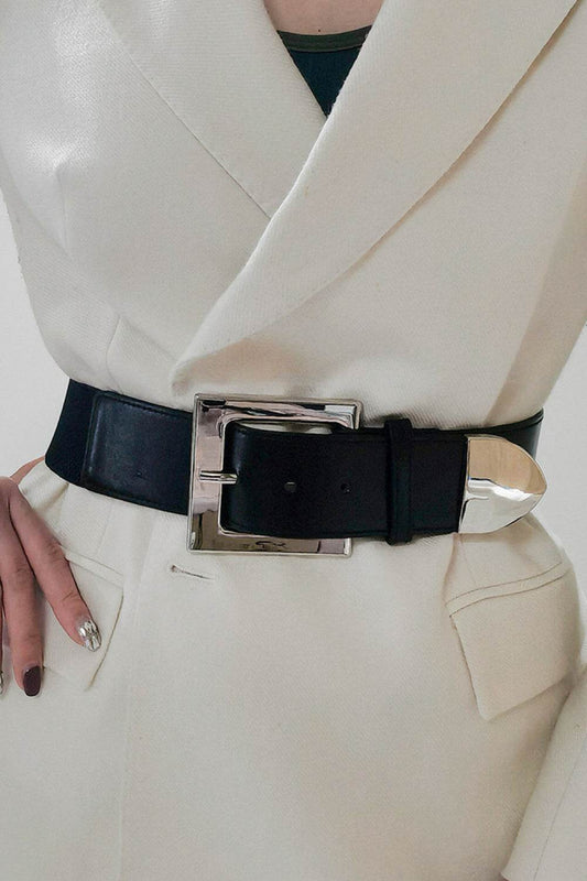 Zinc Alloy Buckle PU Leather Belt - Hovatok