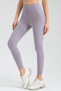 Wide Waistband Slim Fit Active Leggings - Hovatok