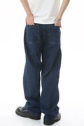 Men's Mid Rise Straight Leg Jeans - Hovatok