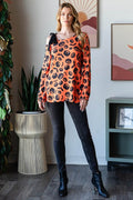 Heimish Pumpkin Print One Shoulder T-Shirt - Hovatok