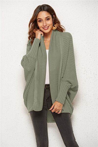 Angel Wings Open Front Batwing Sleeve Cardigan - Hovatok