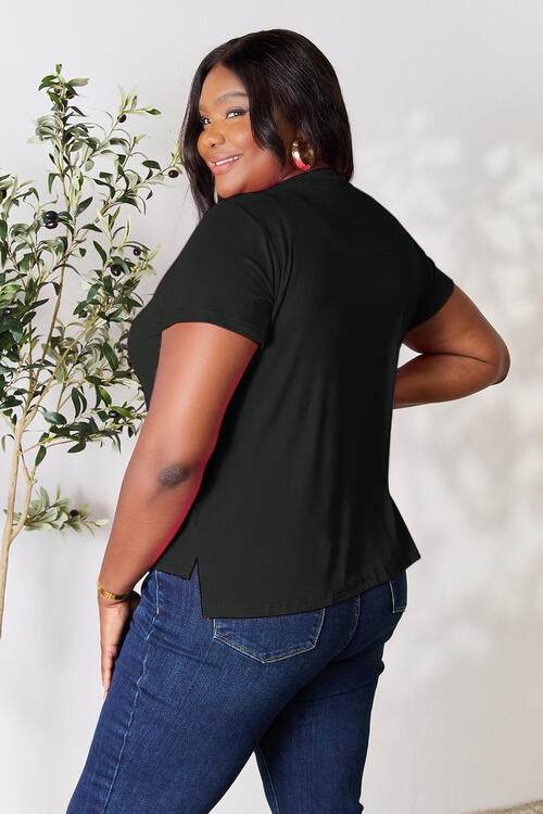 Basic Bae Full Size Round Neck Short Sleeve T-Shirt - Hovatok