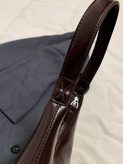 PU Leather Moon Shape Shoulder Bag - Hovatok