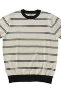 Men's Plus Size Round Neck Striped T-Shirt - Hovatok