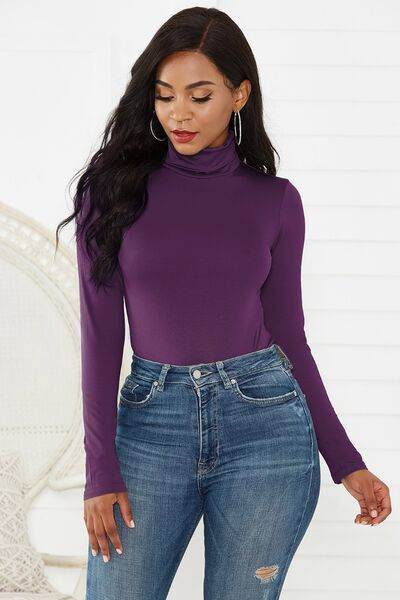 Turtleneck Long Sleeve Bodysuit - Hovatok