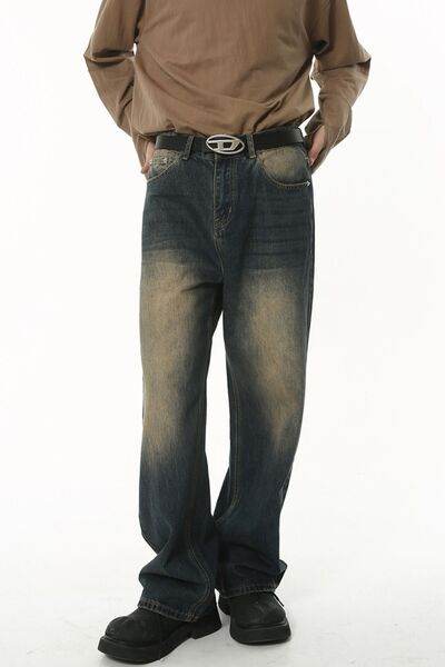 Mid Rise Jeans with Pockets - Hovatok