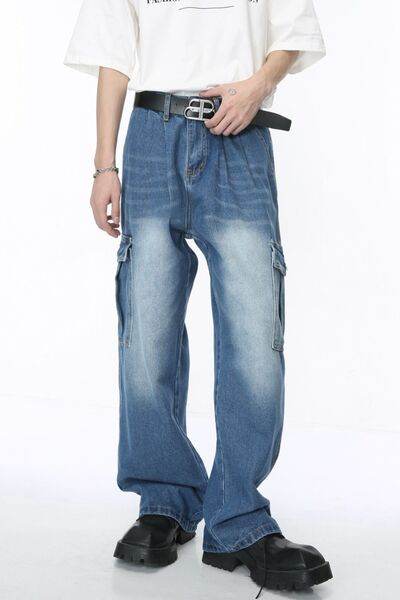 Baggy Jeans with Cargo Pockets - Hovatok