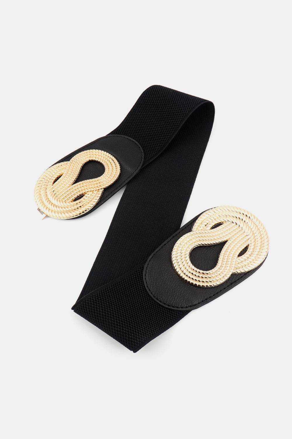 Twisted Alloy Buckle Wide Belt - Hovatok