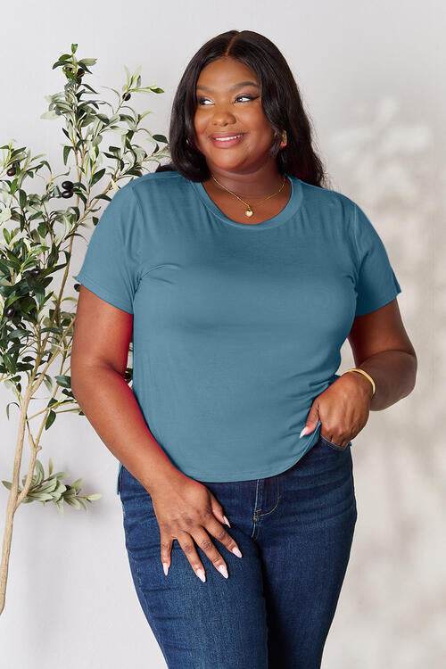 Basic Bae Full Size Round Neck Short Sleeve T-Shirt - Hovatok
