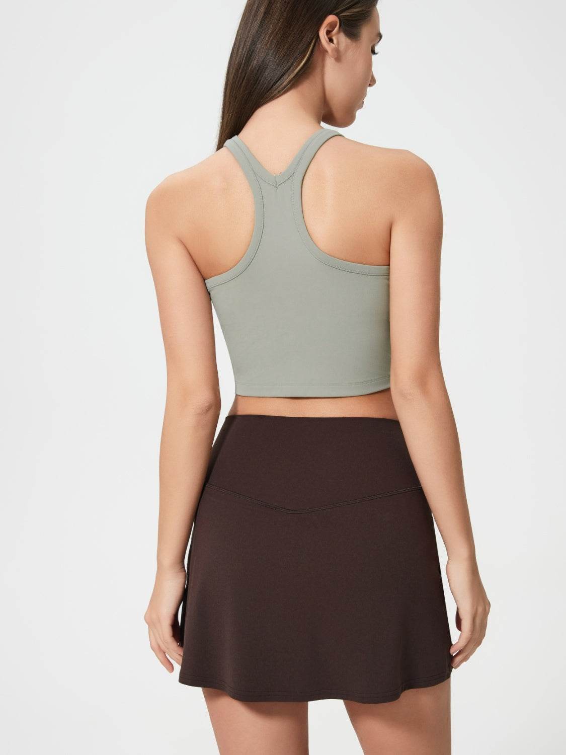 Millennia Scoop Neck Active Tank with Detachable Chest Pads - Hovatok