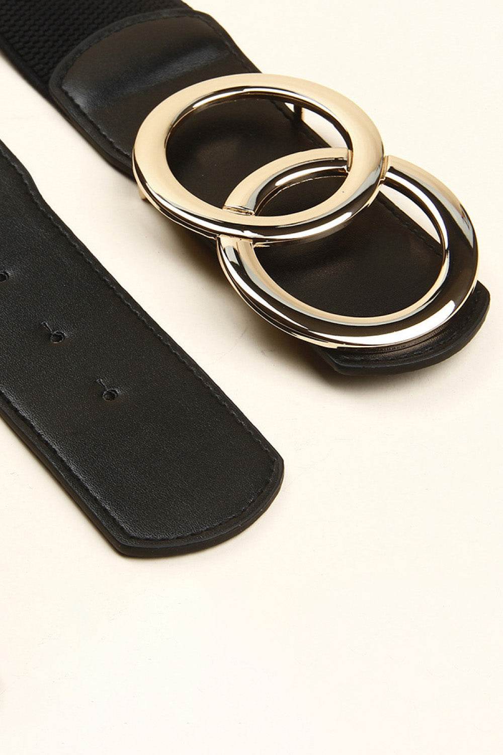 Zinc Alloy Buckle Elastic PU Belt - Hovatok