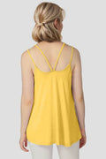 Basic Bae Bamboo Scoop Neck Double Spaghetti Straps Cami - Hovatok