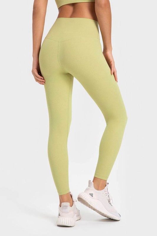Millennia Highly Stretchy Wide Waistband Yoga Leggings - Hovatok