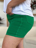 Judy Blue Full Size Tummy Control Garment Dyed Denim Shorts - Hovatok