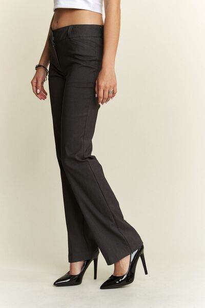 ADORA Regular Rise Slim Bootcut Pants - Hovatok