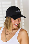 Zenana Embroidered City Baseball Cap - Hovatok