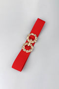 Zinc Alloy Buckle Elastic Belt - Hovatok