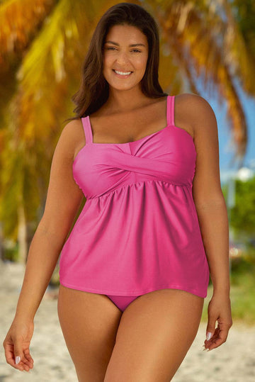 Full Size Adjustable Strap Tankini Set - Hovatok