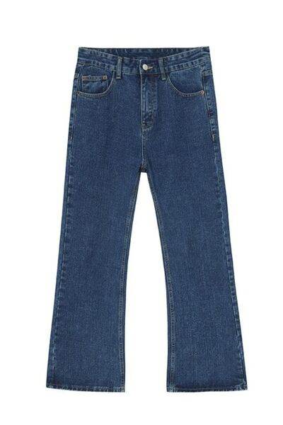 Mid Rise Jeans with Pockets - Hovatok
