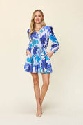 Double Take Full Size Floral Long Sleeve Romper with Pockets - Hovatok