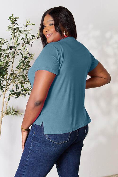 Basic Bae Full Size Round Neck Short Sleeve T-Shirt - Hovatok