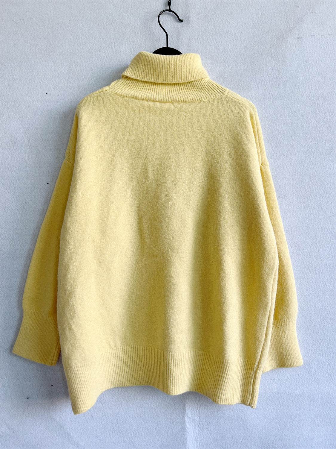 Turtleneck Long Sleeve Sweater - Hovatok