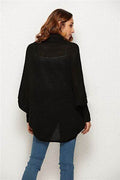 Angel Wings Open Front Batwing Sleeve Cardigan - Hovatok