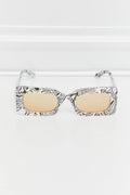 Tortoiseshell Rectangle Polycarbonate Sunglasses - Hovatok