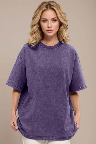 Basic Bae Round Neck Half Sleeve T-Shirt - Hovatok