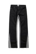 Men's Contrast Bootcut Jeans - Hovatok