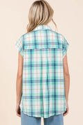 Mittoshop Mineral Wash Plaid Button Down Shirt - Hovatok