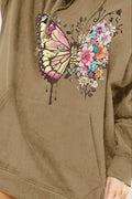 Simply Love Simply Love Full Size Butterfly Graphic Dropped Shoulder Hoodie - Hovatok