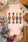 Nutcracker Round Neck Short Sleeve T-Shirt - Hovatok