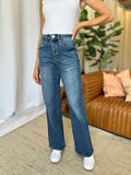 RFM Full Size High Rise Tummy Control Wide Leg Jeans - Hovatok