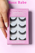SO PINK BEAUTY Faux Mink Eyelashes 5 Pairs - Hovatok