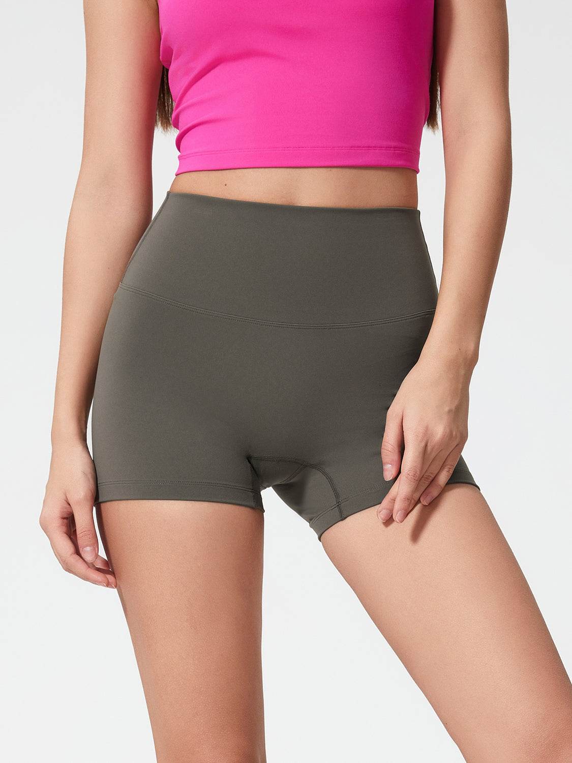 Millennia High Waist Active Shorts - Hovatok