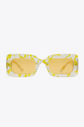 Tortoiseshell Rectangle Polycarbonate Sunglasses - Hovatok