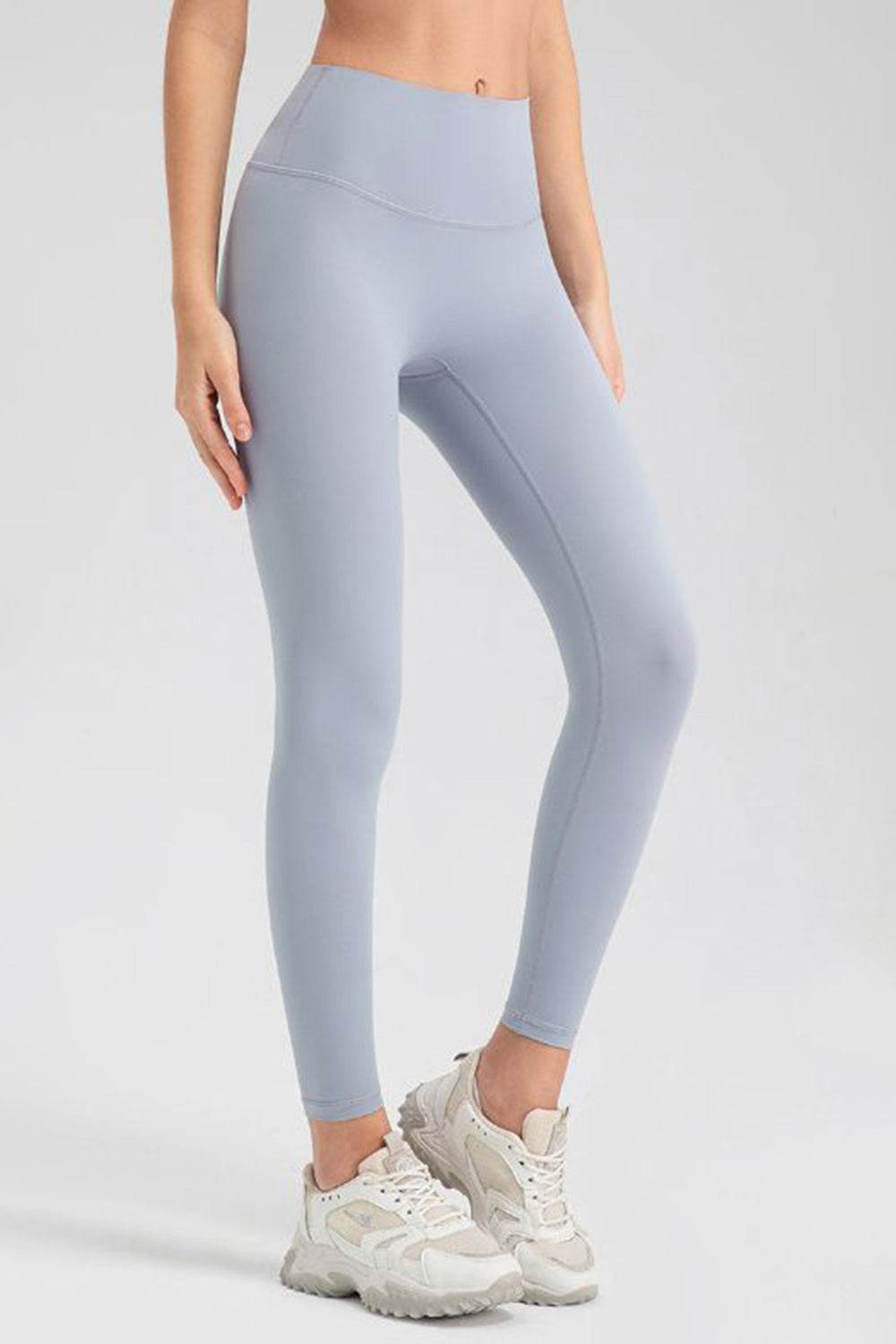 Wide Waistband Sport Leggings - Hovatok