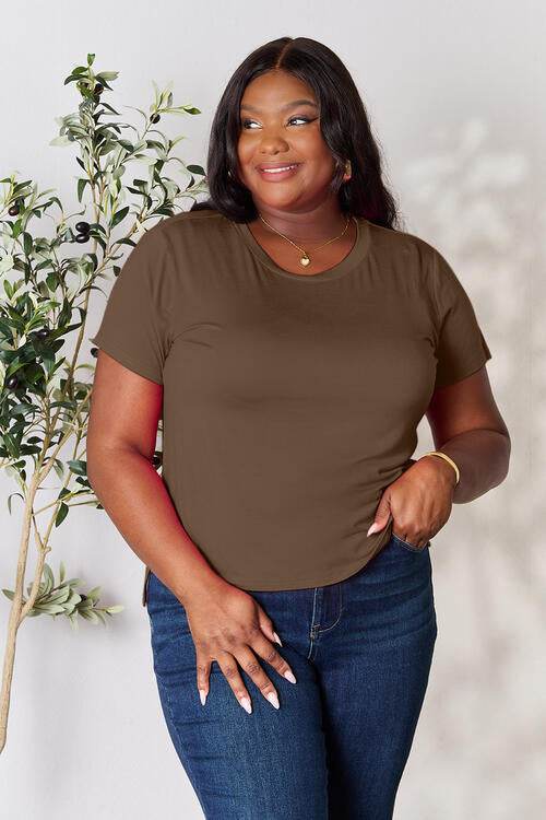 Basic Bae Full Size Round Neck Short Sleeve T-Shirt - Hovatok