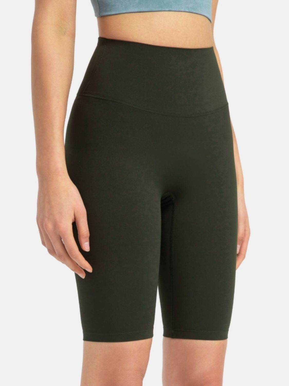 Millennia High Rise Wide Waistband Active Shorts - Hovatok