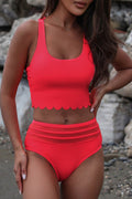 Scoop Neck Sleeveless Swim Set - Hovatok