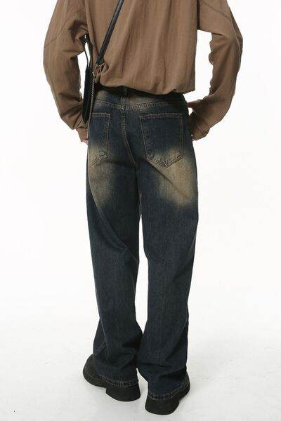 Mid Rise Jeans with Pockets - Hovatok