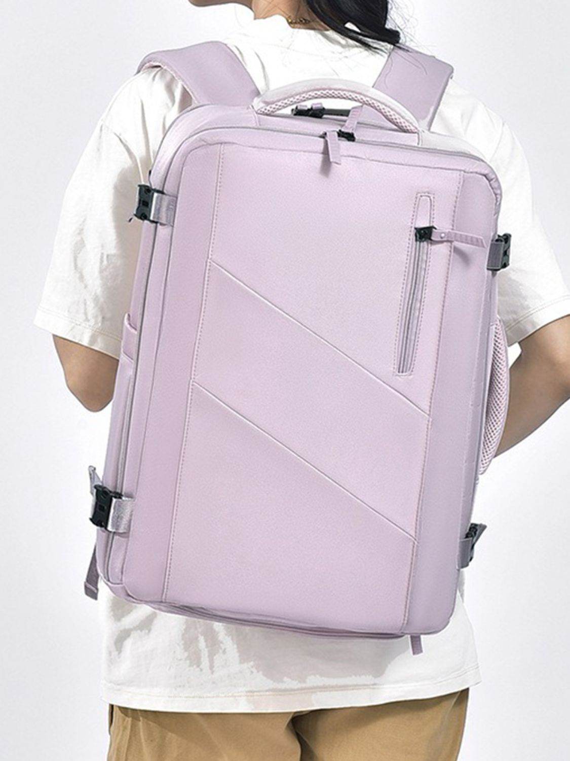 Oxford Cloth Adjustable Straps Backpack Bag - Hovatok