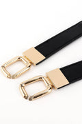Geometric Double Buckle Elastic Belt - Hovatok