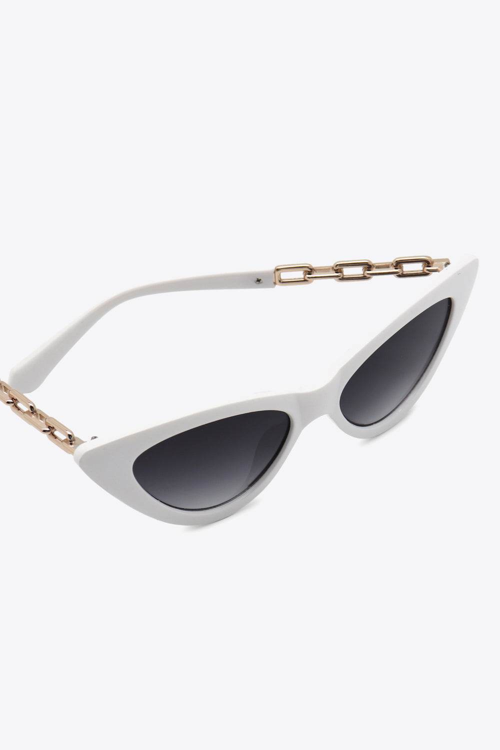 Chain Detail Cat-Eye Sunglasses - Hovatok