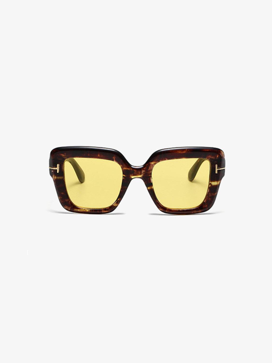 Polycarbonate Frame Square Sunglasses - Hovatok