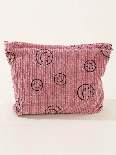 Zenana Corduroy Smile Clutch Bag - Hovatok
