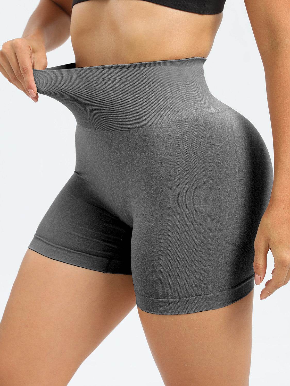 High Waist Active Shorts - Hovatok