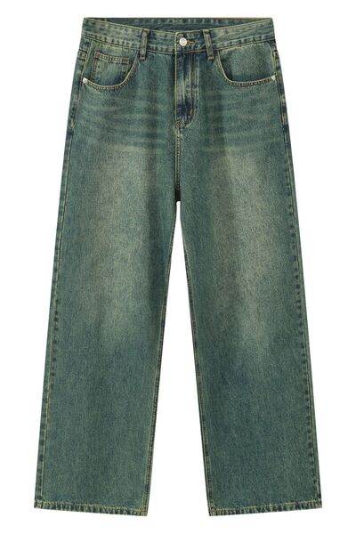Pocketed Baggy Jeans - Hovatok