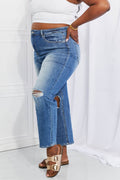 RISEN Full Size Emily High Rise Relaxed Jeans - Hovatok